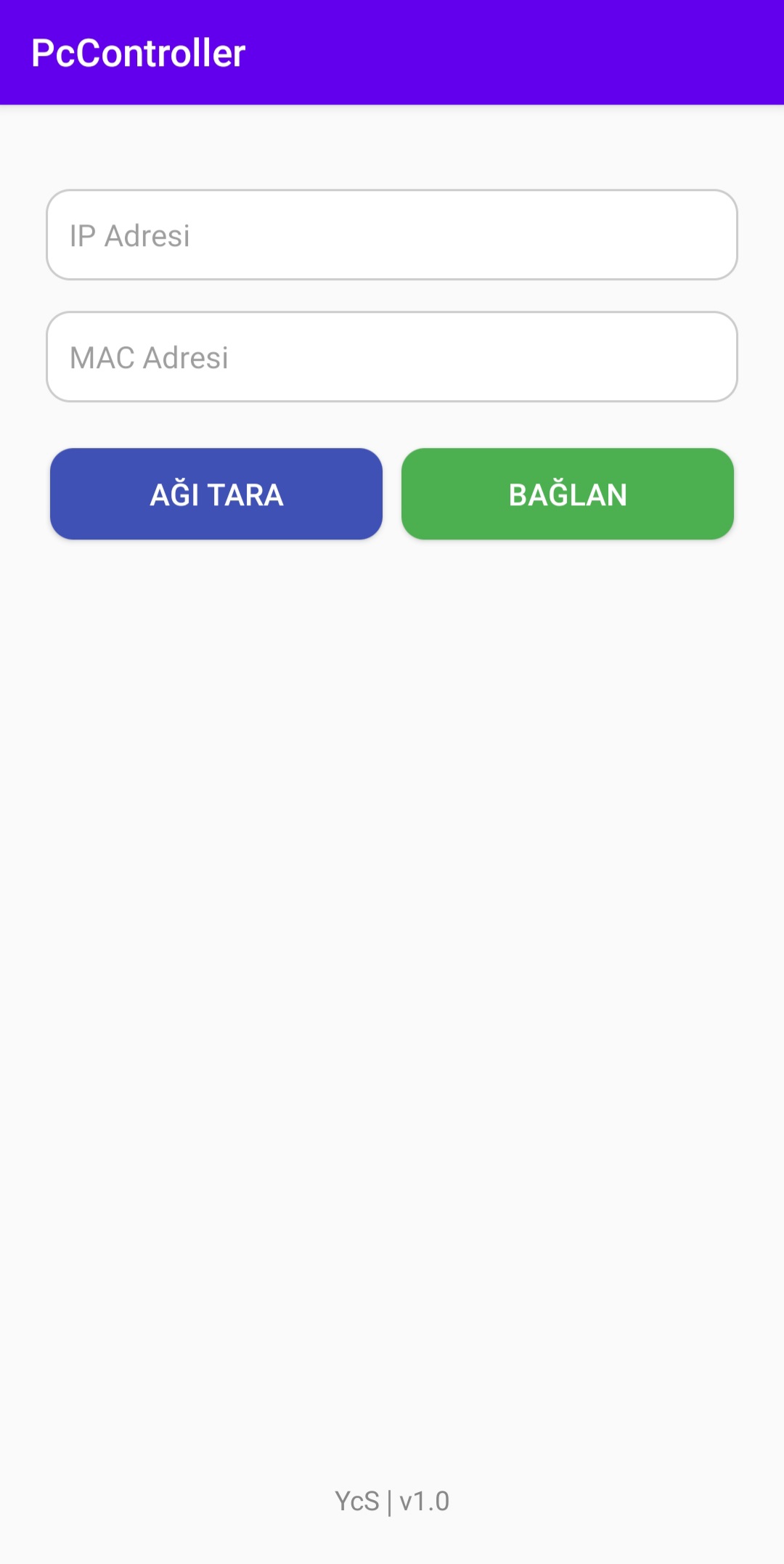Mobil uygulama ekran görüntüsü