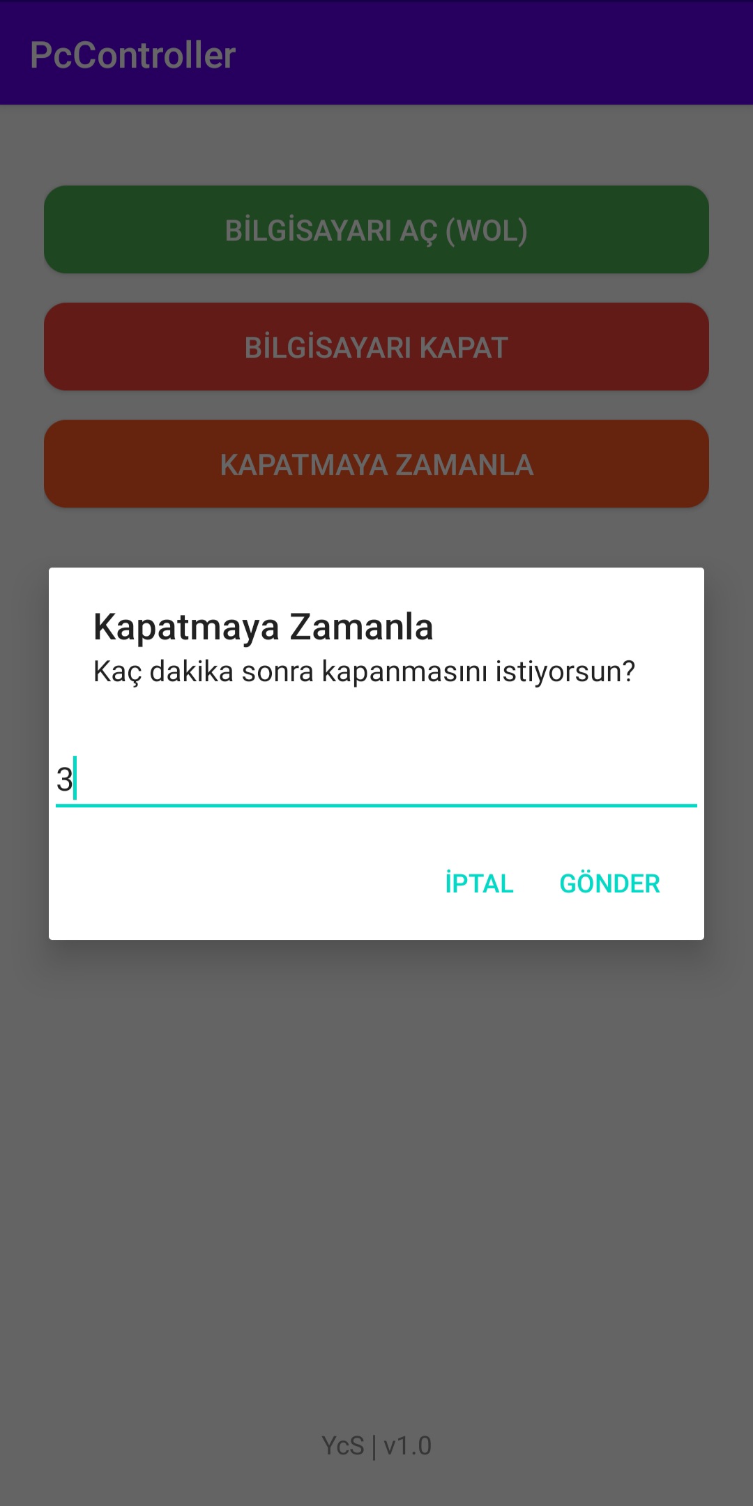Mobil uygulama ekran görüntüsü